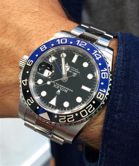 rolex gmt master batman 2018|used Rolex Batman for sale.